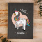 Hello unicorn - Planer Książkowy A5