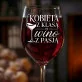 Kieliszek Do Wina Dla Kobiety Prezent Dla Kobiety: Kobieta Z Klasą - Wino Z Pasją