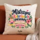 Poduszka Dekoracyjna Dla Przedszkolanki Prezent Dla Kobiety: Mistrzyni Kolorowych