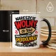 Kubek Z Nadrukiem Na Odejście Z Pracy Prezent Dla Mężczyzny: Nareszcie Wolny Kubek Z Nadrukiem Na Odejście Z Pracy Prezent Dla Mężczyzny: Nareszcie Wolny