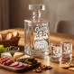 Zestaw Do Wódki z Grawerem Dla Budowlańca Prezent: Braterski Toast