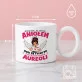 Kubek Z Okrągłym Uchem Dla Kobiety Prezent Dla Kobiety: Anioł Z Rogami Kubek Z Okrągłym Uchem Dla Kobiety Prezent Dla Kobiety: Anioł Z Rogami