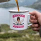 Kubek Emaliowany Dla Kobiety Prezent Dla Kobiety: Anioł Z Rogami Kubek Emaliowany Dla Kobiety Prezent Dla Kobiety: Anioł Z Rogami