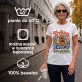 Koszulka Damska Biała Na Dzień Babci Prezent Dla Babci Kobiety: Śródziemnomorski Retro Urok