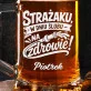 Kufel Personalizowany z Grawerem Dla Strażaka Na Ślub Prezent: Strażacki Toast Kufel Personalizowany z Grawerem Dla Strażaka Na Ślub Prezent: Strażacki Toast