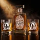 Zestaw Do Whisky Na 70 Urodziny Prezent Dla Mężczyzny: Siedem Dekad Klasy Zestaw Do Whisky Na 70 Urodziny Prezent Dla Mężczyzny: Siedem Dekad Klasy