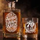 Zestaw Do Whisky Na 70 Urodziny Prezent Dla Mężczyzny: Siedem Dekad Klasy Zestaw Do Whisky Na 70 Urodziny Prezent Dla Mężczyzny: Siedem Dekad Klasy