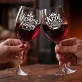 Dwa Kieliszki Do Wina Na Ślub Prezent Dla Pary Młodej Pary: Królewska Para