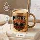 Złoty Kubek Dla Boksera Prezent Dla Mężczyzny: Emblemat Bokserski Retro Złoty Kubek Dla Boksera Prezent Dla Mężczyzny: Emblemat Bokserski Retro
