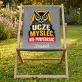 Leżak Z Nadrukiem Dla Nauczyciela Prezent Na Dzień Nauczyciela Dla Mężczyzny: Uczę Myśleć, Nie Powtarzać.
