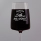 Ho ho ho na wino - Kieliszek do wina kryształowy