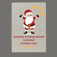 Ho ho ho - Wydruk na szkle akrylowym z podstawką