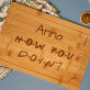 How you doin`? - deska do krojenia z grawerem