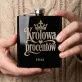 Piersiówka Z Grawerem Dla Żony Prezent Na Rocznicę Ślubu Dla Kobiety: Królowa Procentów