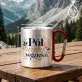 Kubek Metalowy z Karabińczykiem Na 50 Urodziny Prezent Dla 50 Latki Kobiety: Elegancja I Wdzięk Kubek Metalowy z Karabińczykiem Na 50 Urodziny Prezent Dla 50 Latki Kobiety: Elegancja I Wdzięk
