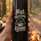 Termos 500ml Dla Męża Prezent Na Rocznicę Ślubu Dla Mężczyzny: Mąż Napędzany Kawą Termos 500ml Dla Męża Prezent Na Rocznicę Ślubu Dla Mężczyzny: Mąż Napędzany Kawą