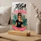 Druk Na Szkle Dla Joginki Prezent Dla Kobiety: Joga To Moja Terapia Druk Na Szkle Dla Joginki Prezent Dla Kobiety: Joga To Moja Terapia