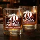 Szklanka Do Whisky Na 70 Urodziny Prezent Dla Mężczyzny: 70 Lat, Wciąż Na Procentach Szklanka Do Whisky Na 70 Urodziny Prezent Dla Mężczyzny: 70 Lat, Wciąż Na Procentach