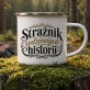 Kubek Emaliowany Dla Dziadka Prezent Na Dzień Dziadka Dla Mężczyzny: Typograficzny Dziadek
