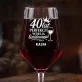 Mega Kieliszek Do Wina z Grawerem Na 40 Urodziny Prezent Dla 40 Latki Kobiety: 40 Lat Perfekcji - Wersja Mega Kieliszek Do Wina z Grawerem Na 40 Urodziny Prezent Dla 40 Latki Kobiety: 40 Lat Perfekcji - Wersja