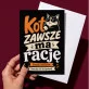 Kartka z Życzeniami Dla Miłośnika Kotów Dla Mężczyzny: Koci Szef Domu