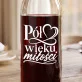 Karafka Do Wina Na 50 Rocznicę Ślubu Prezent Dla Pary: Złote Półwiecze Karafka Do Wina Na 50 Rocznicę Ślubu Prezent Dla Pary: Złote Półwiecze