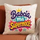 Poduszka Dekoracyjna Dla Babci Prezent Na Dzień Babci Dla Kobiety: Domowa Superbohaterka Poduszka Dekoracyjna Dla Babci Prezent Na Dzień Babci Dla Kobiety: Domowa Superbohaterka