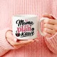 Kubek Z Okrągłym Uchem Dla Mamy Prezent Na Dzień Mamy Dla Kobiety: Mama Z Humorem Kubek Z Okrągłym Uchem Dla Mamy Prezent Na Dzień Mamy Dla Kobiety: Mama Z Humorem