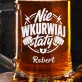 Kufel Personalizowany z Grawerem Dla Taty Na Dzień Taty Prezent: Zakaz Wkurwiania Taty