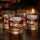 Szklanka Do Whisky Dla Miłośnika Książek Prezent Dla Mężczyzny: Literki I Litry Szklanka Do Whisky Dla Miłośnika Książek Prezent Dla Mężczyzny: Literki I Litry