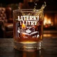 Szklanka Do Whisky Dla Miłośnika Książek Prezent Dla Mężczyzny: Literki I Litry Szklanka Do Whisky Dla Miłośnika Książek Prezent Dla Mężczyzny: Literki I Litry