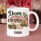 Różowy Zestaw Prezentowy z Kubkiem Na Nowy Dom Dla Kobiety: Dom Pełen Ciepła Różowy Zestaw Prezentowy z Kubkiem Na Nowy Dom Dla Kobiety: Dom Pełen Ciepła