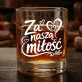 Szklanka Do Whisky Na Rocznicę Prezent Na Walentynki Dla Kobiety: Za Naszą Miłość Szklanka Do Whisky Na Rocznicę Prezent Na Walentynki Dla Kobiety: Za Naszą Miłość
