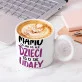 Kubek Z Okrągłym Uchem Dla Mamy Prezent Na Dzień Mamy Dla Kobiety: Mamo Dzieci To Ci Się Kubek Z Okrągłym Uchem Dla Mamy Prezent Na Dzień Mamy Dla Kobiety: Mamo Dzieci To Ci Się