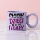Kubek Z Okrągłym Uchem Dla Mamy Prezent Na Dzień Mamy Dla Kobiety: Mamo Dzieci To Ci Się Kubek Z Okrągłym Uchem Dla Mamy Prezent Na Dzień Mamy Dla Kobiety: Mamo Dzieci To Ci Się