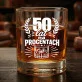 Szklanka Do Whisky Na 50 Urodziny Prezent Dla Mężczyzny: 50 Lat Na Procentach Szklanka Do Whisky Na 50 Urodziny Prezent Dla Mężczyzny: 50 Lat Na Procentach