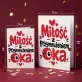 Kartka z Życzeniami Na Rocznicę Ślubu Na Walentynki Dla Pary: Przymrużona Miłość Kartka z Życzeniami Na Rocznicę Ślubu Na Walentynki Dla Pary: Przymrużona Miłość