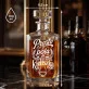 Karafka Do Whisky z Grawerem Dla Rolnika Prezent: Wiejski Toast Karafka Do Whisky z Grawerem Dla Rolnika Prezent: Wiejski Toast