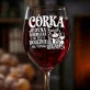 Kieliszek Do Wina Dla Córki Prezent Dla Kobiety: Córka Jedyna Normalna Kieliszek Do Wina Dla Córki Prezent Dla Kobiety: Córka Jedyna Normalna