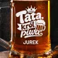 Kufel Personalizowany z Grawerem Na Dzień Chłopaka Dla Taty Prezent: Król Piwa Kufel Personalizowany z Grawerem Na Dzień Chłopaka Dla Taty Prezent: Król Piwa