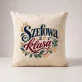Poduszka Dekoracyjna Dla Szefowej Prezent Dla Kobiety: Botaniczna Elegancja Poduszka Dekoracyjna Dla Szefowej Prezent Dla Kobiety: Botaniczna Elegancja