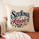 Poduszka Dekoracyjna Dla Szefowej Prezent Dla Kobiety: Botaniczna Elegancja Poduszka Dekoracyjna Dla Szefowej Prezent Dla Kobiety: Botaniczna Elegancja
