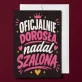 Kartka z Życzeniami Na 18Stke Dla Kobiety: Szykowna Osiemnastka Kartka z Życzeniami Na 18Stke Dla Kobiety: Szykowna Osiemnastka
