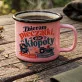Kubek Emaliowany Dla Podróżniczki Prezent Dla Kobiety: Podróżniczka Retro Kubek Emaliowany Dla Podróżniczki Prezent Dla Kobiety: Podróżniczka Retro