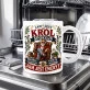Kubek Z Nadrukiem Na Emeryturę Prezent Dla Emeryta Mężczyzny: Jam Jest Królem Spokoju Kubek Z Nadrukiem Na Emeryturę Prezent Dla Emeryta Mężczyzny: Jam Jest Królem Spokoju