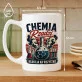 Kubek Z Nadrukiem Dla Chemika Prezent Dla Mężczyzny: Chemia Rządzi Kubek Z Nadrukiem Dla Chemika Prezent Dla Mężczyzny: Chemia Rządzi