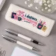 Zestaw Pióro i Długopis w Etui Na 35 Urodziny Prezent Dla 35 Latka Kobiety: Kobieca Moc 35
