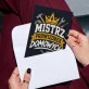 Kartka z Życzeniami Dla Taty Na Dzień Ojca Dla Mężczyzny: Mistrz Prowizorek