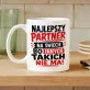Kubek Z Nadrukiem Dla Partnera Prezent Na Walentynki Dla Mężczyzny: Najlepszy Partner Na Świecie Kubek Z Nadrukiem Dla Partnera Prezent Na Walentynki Dla Mężczyzny: Najlepszy Partner Na Świecie