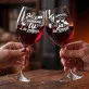 Dwa Kieliszki Do Wina Dla Pary Prezent Dla Pary: Wino I Śmiech Dwa Kieliszki Do Wina Dla Pary Prezent Dla Pary: Wino I Śmiech